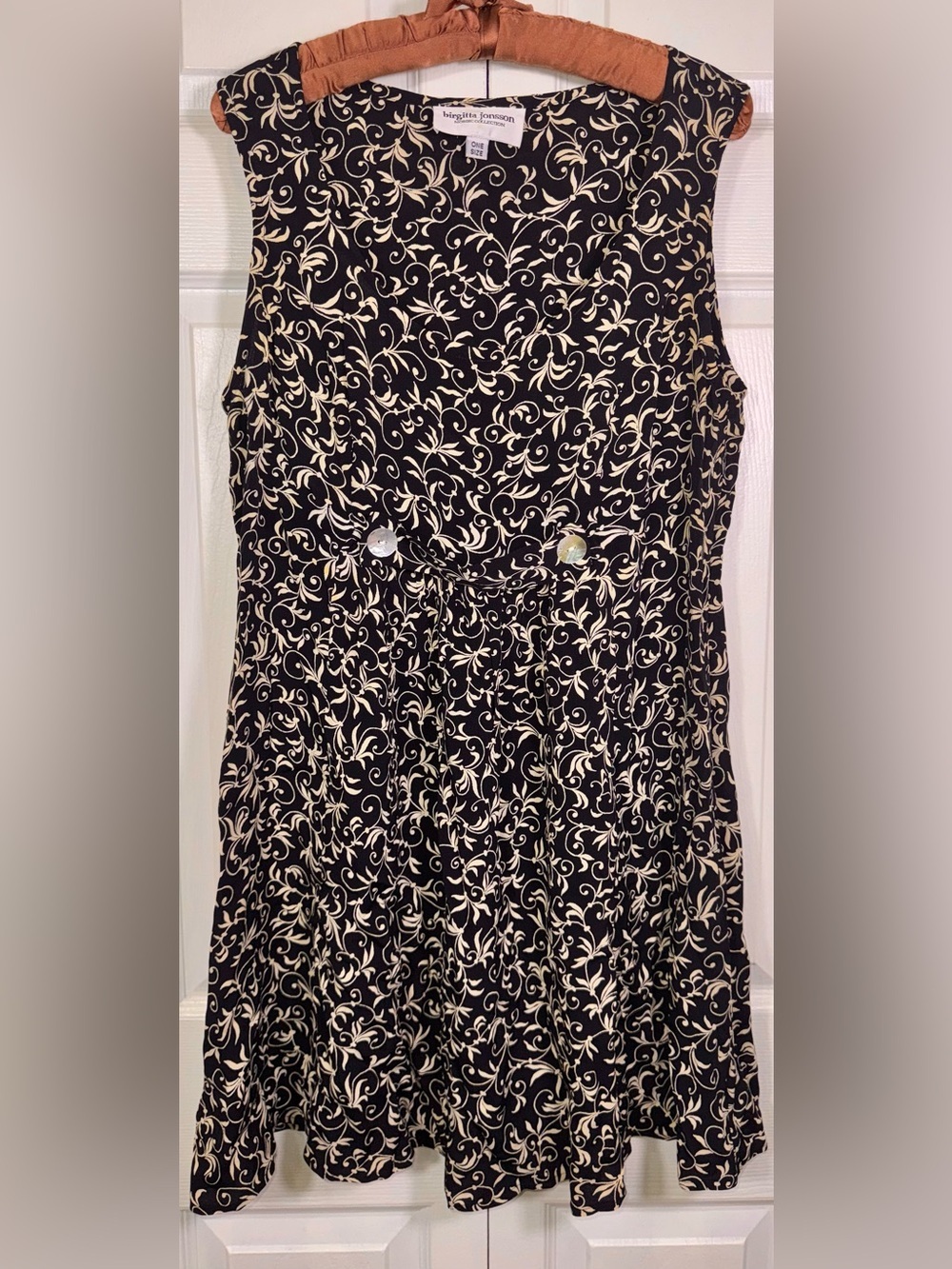Birgitta Jonsson Nordic Collection Sleeveless Fit & Flare Dress | One Size | EUC